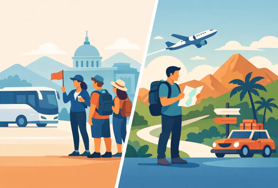 Guided Tours vs Independent Travel Compared