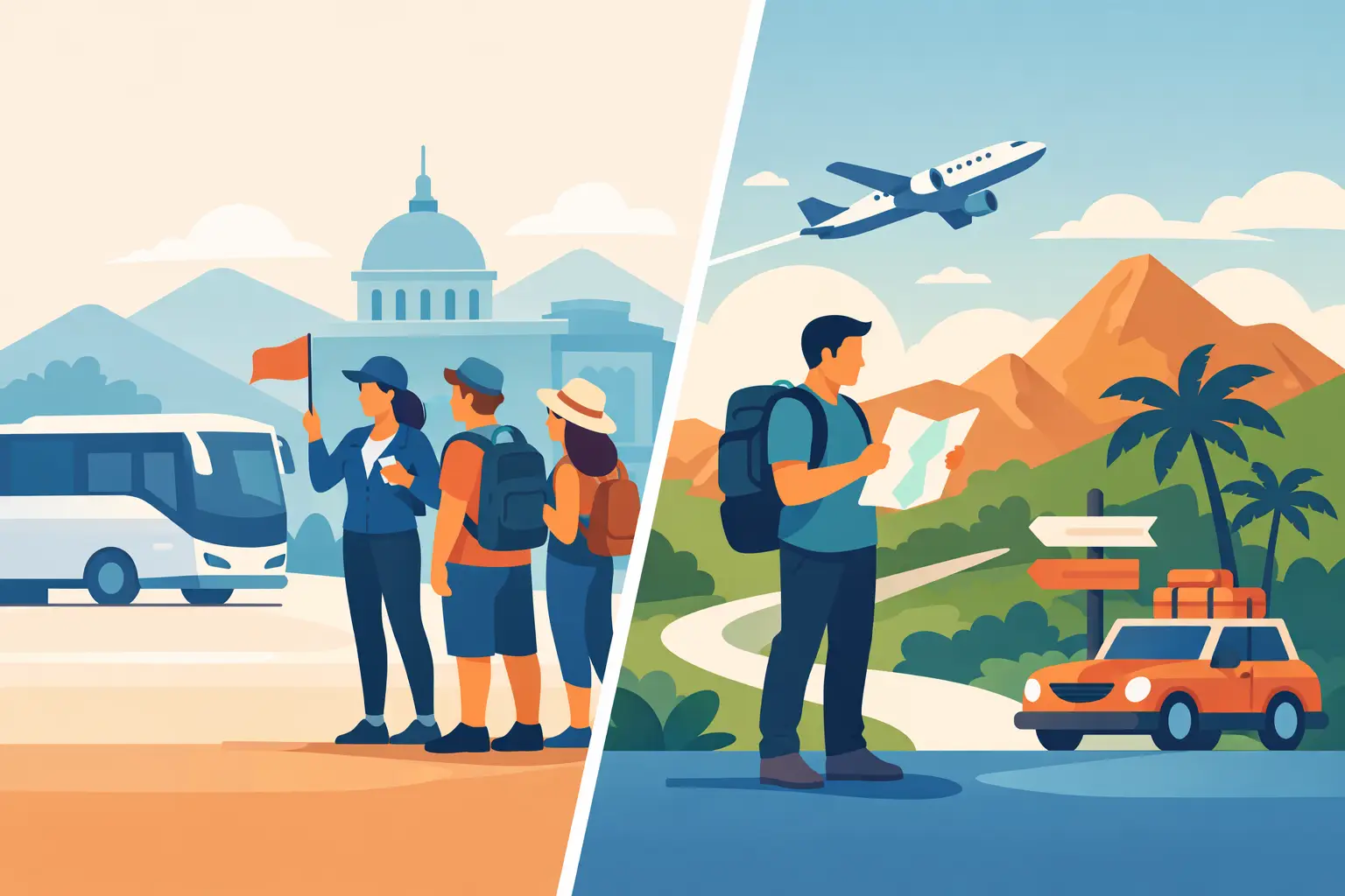 Guided Tours vs Independent Travel Compared