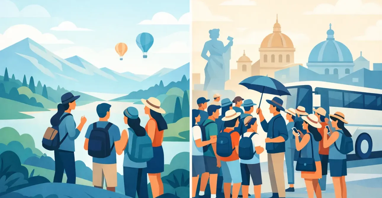 Small Group Tours vs Large Tours Compared