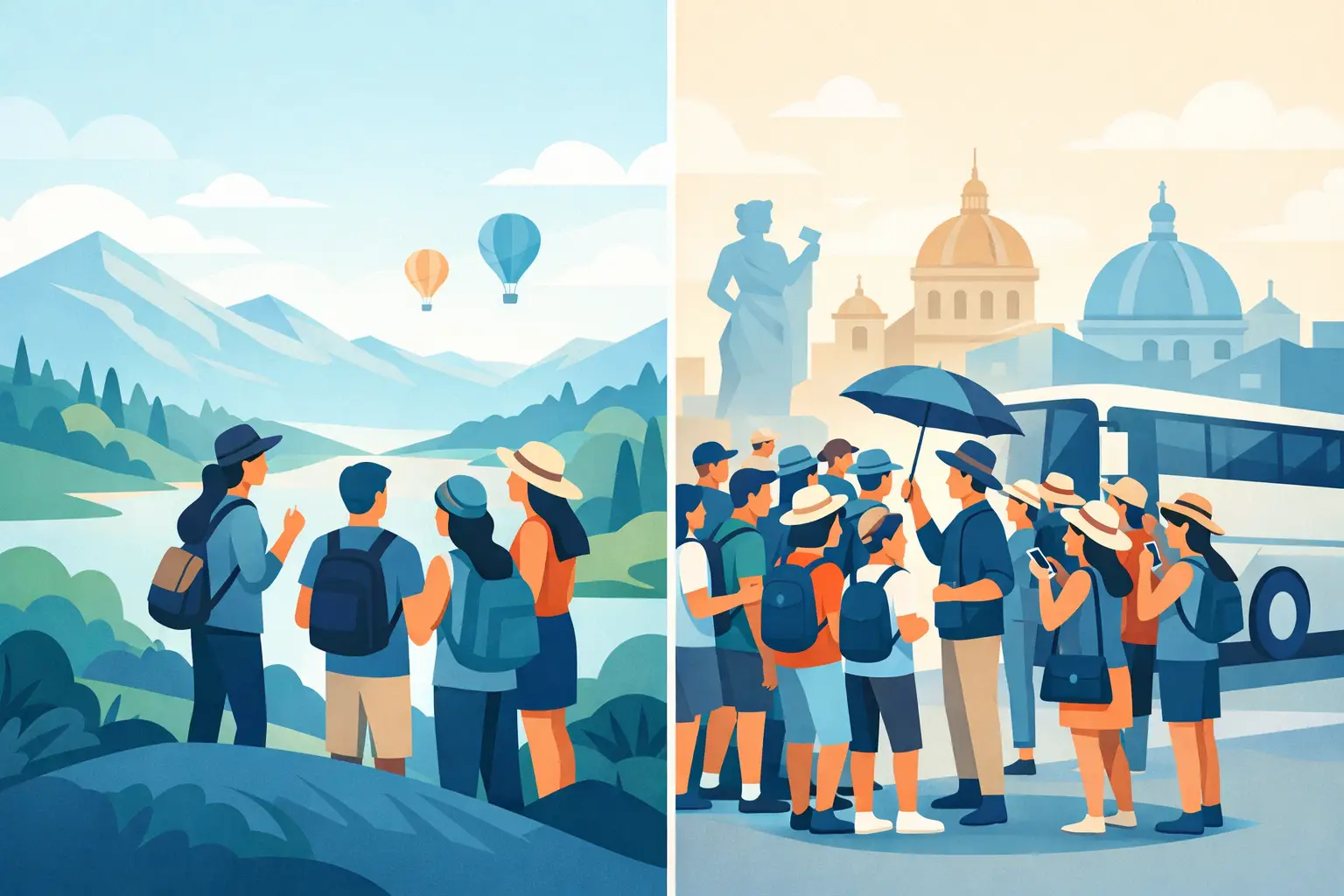 Small Group Tours vs Large Tours Compared