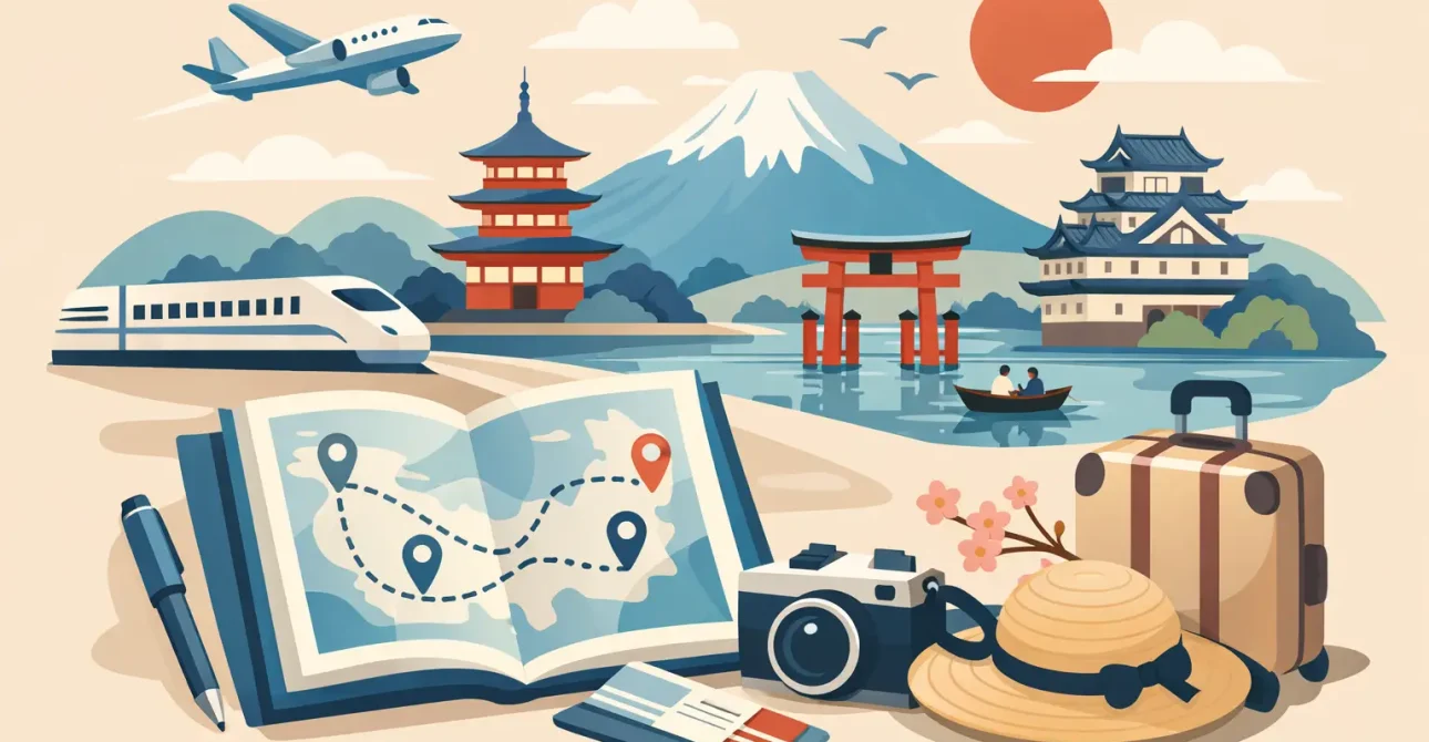 A Japan Guided Itinerary Example for 10 Days