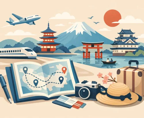 A Japan Guided Itinerary Example for 10 Days