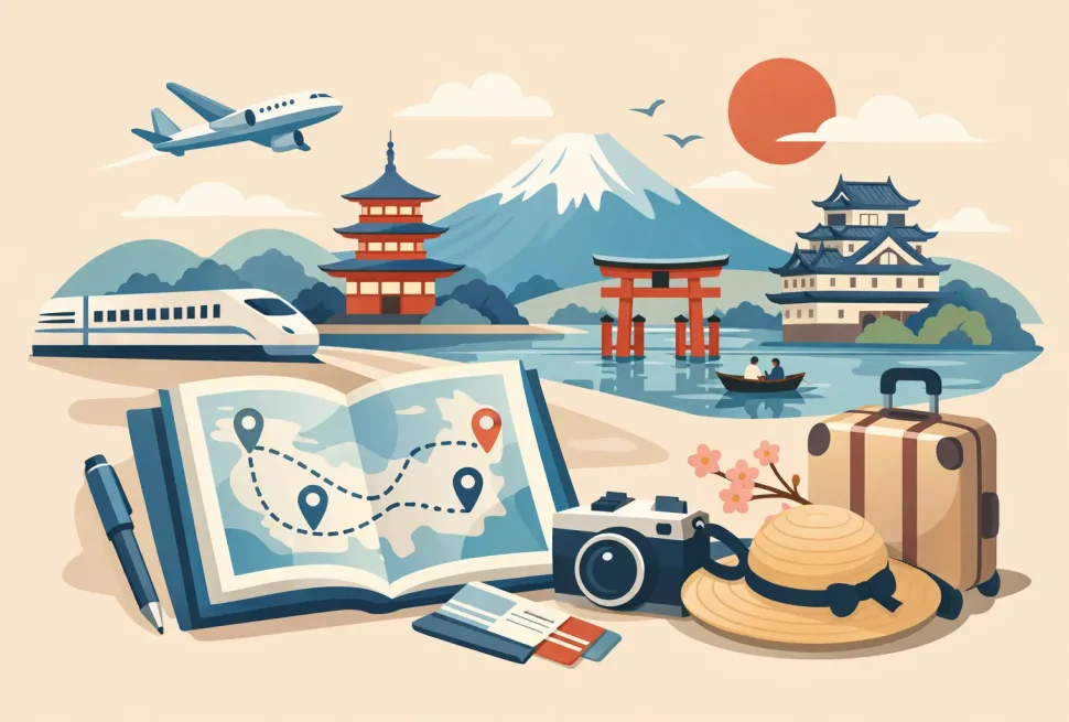 A Japan Guided Itinerary Example for 10 Days