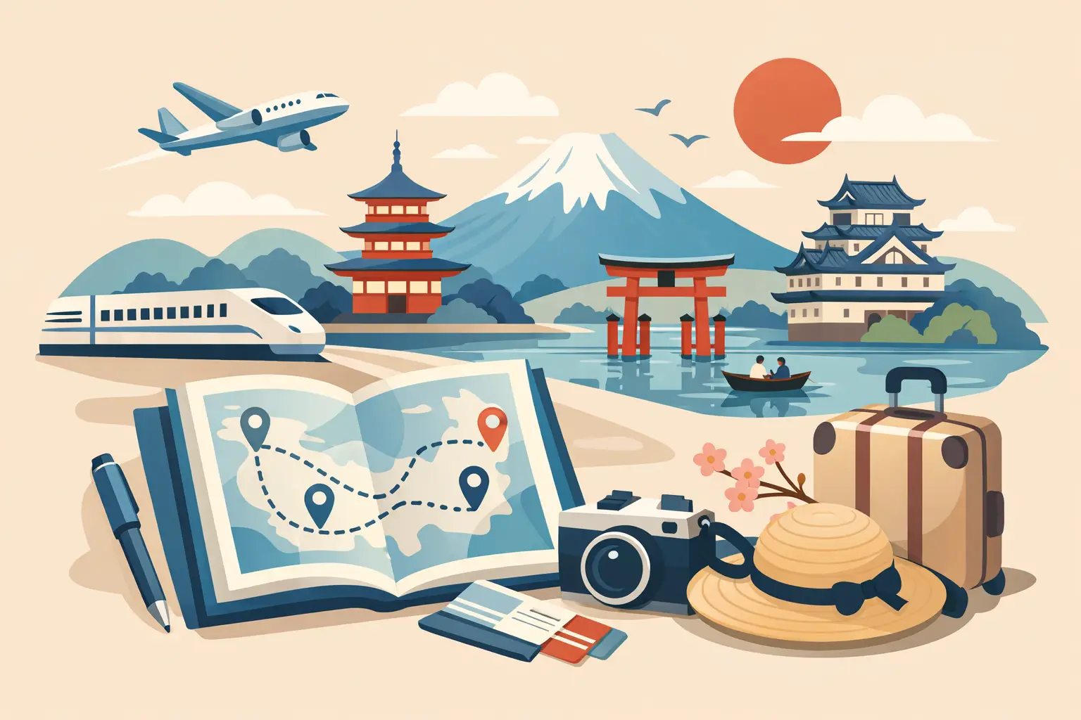 A Japan Guided Itinerary Example for 10 Days