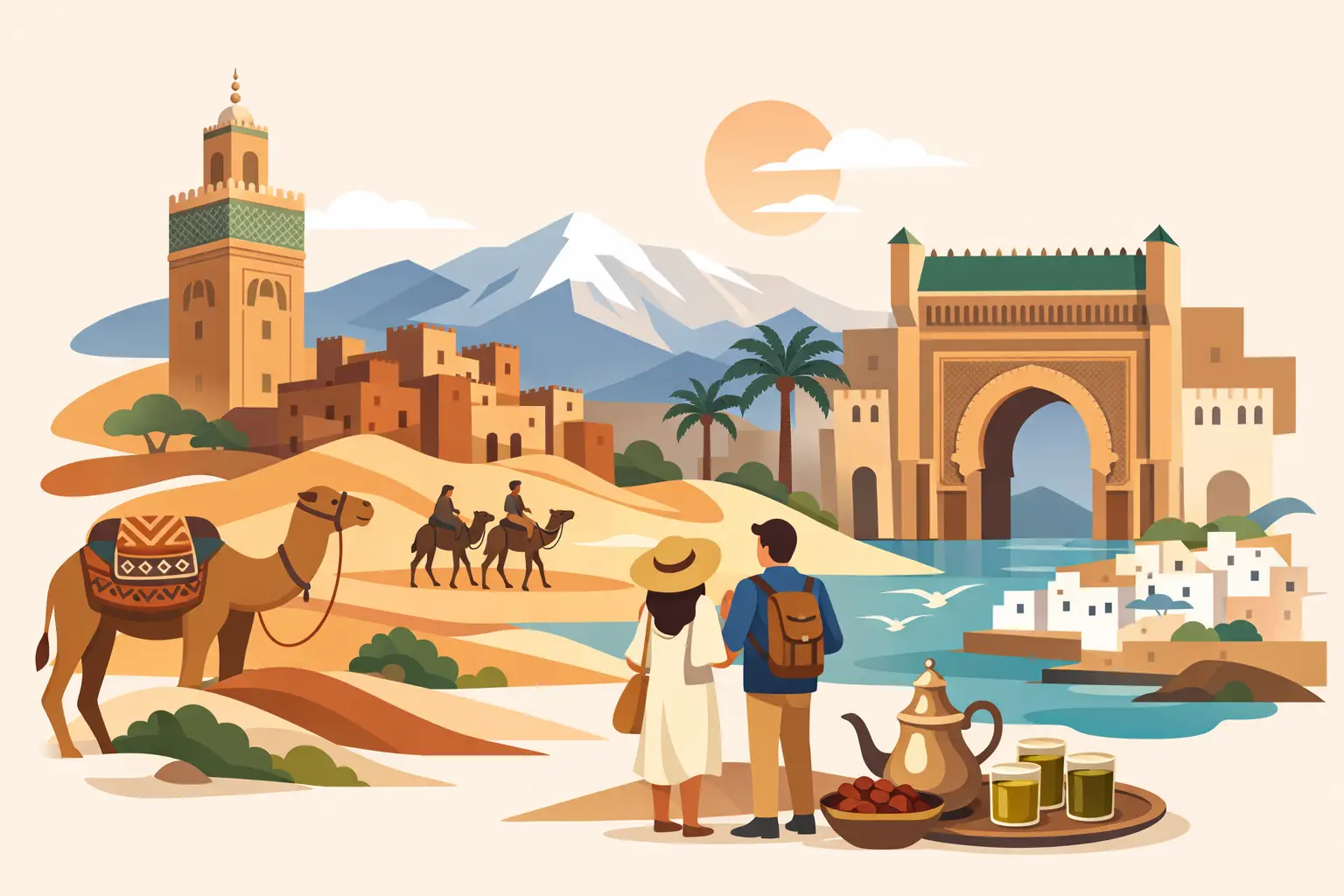 A Morocco Cultural Trip Example for 10 Days
