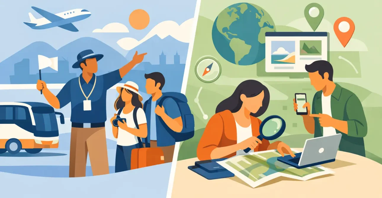 Guided Travel Versus Independent Planning