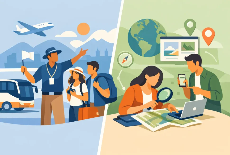 Guided Travel Versus Independent Planning