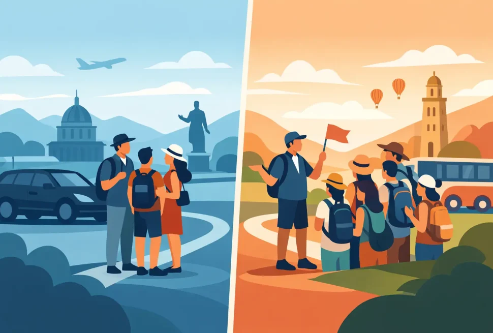 Private Tours Versus Group Tours for Your Trip