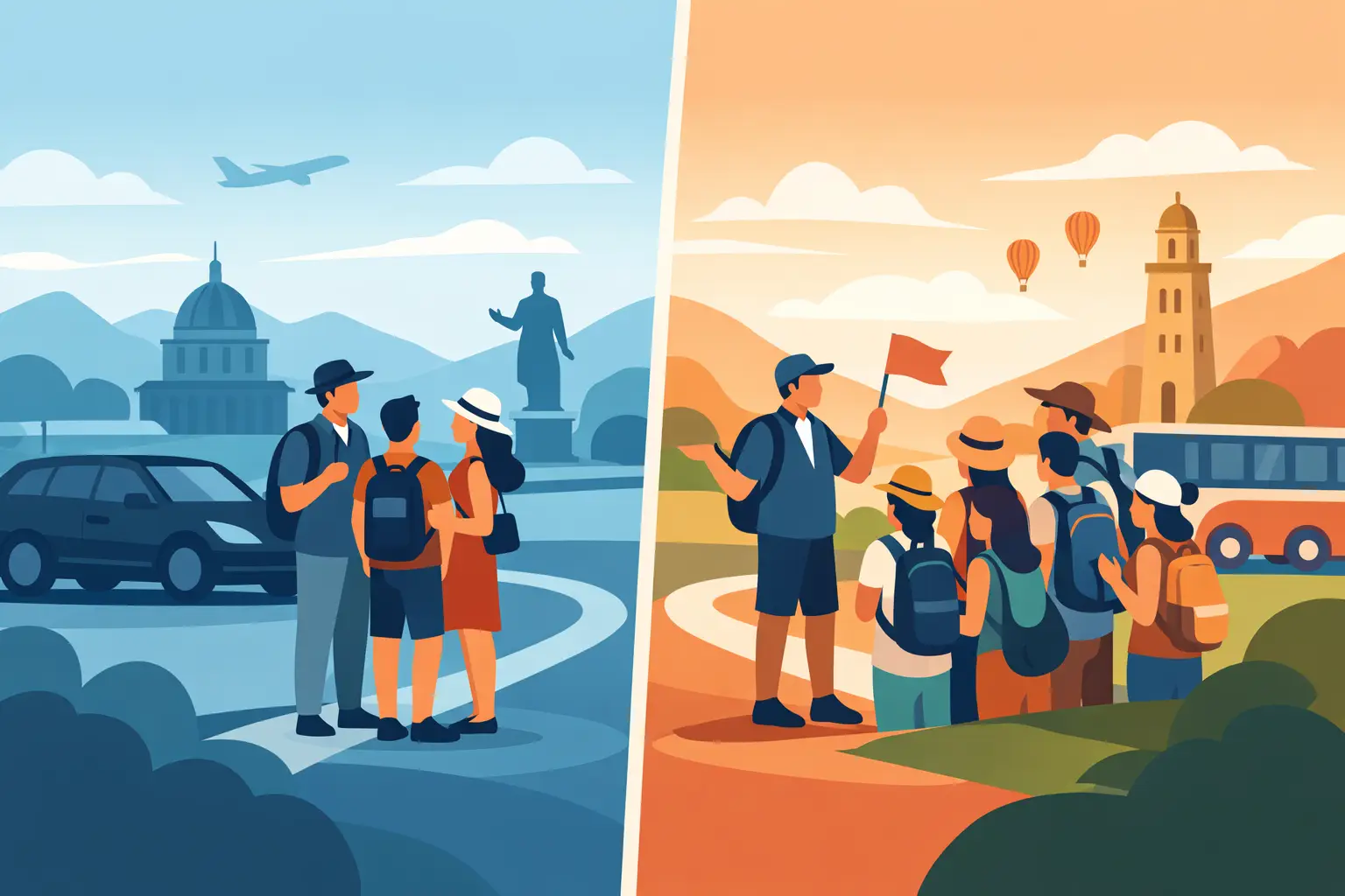 Private Tours Versus Group Tours for Your Trip