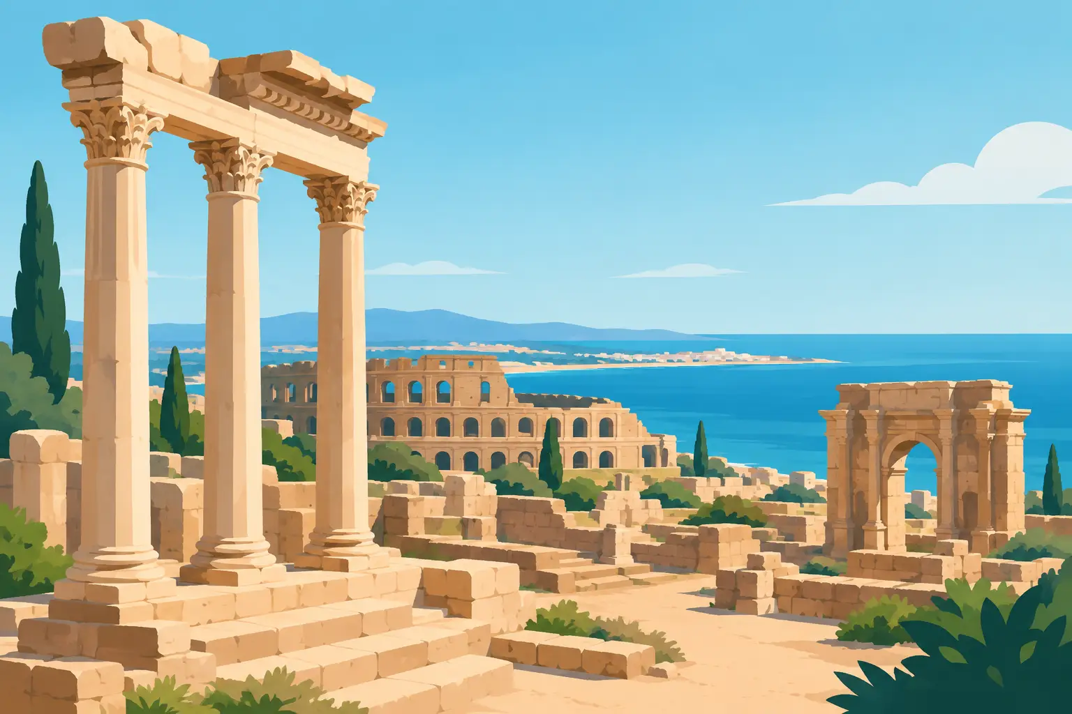 Top Tunisia Roman Archaeology Sites to See